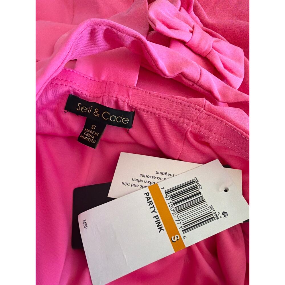 New Seni & Cade Juniors' Strappy Back-Bow Halter Dress - Picture 5 of 5